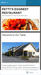 Mobile Screenshot of pattyseggnestrestaurant.net